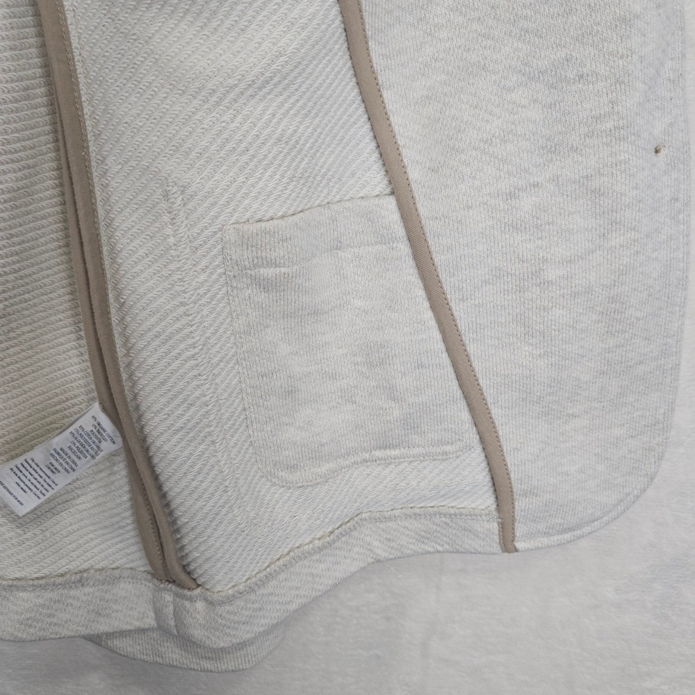 Faherty Women's Oatmeal Organic Cotton inlet Knit Blazer Sz M WOS2313 - Picture 12 of 12